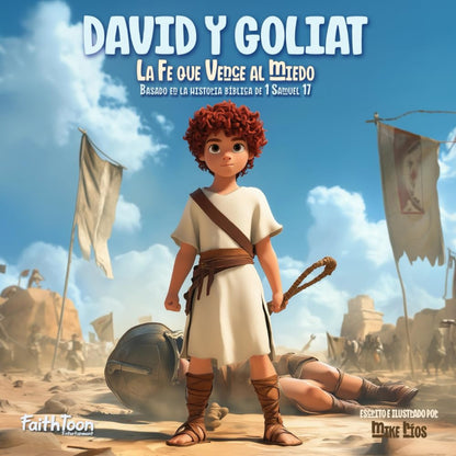 David Y Goliat - La Fe Vence Al Miedo: Basado En La Historia Bíblica De 1 Samuel 17 (Spanish Edition)