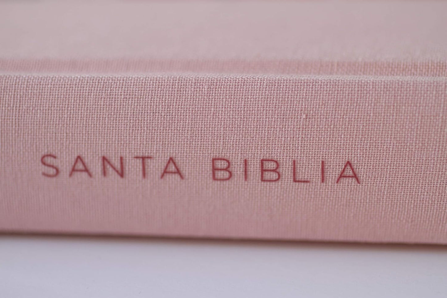 Biblia Reina Valera 1960 Letra Grande. Tapa Dura, Tela Rosada Con Flores, Tamaño Manual / Bible RVR 1960. Handy Size, Large Print, Hardcover, Pink (Spanish Edition)