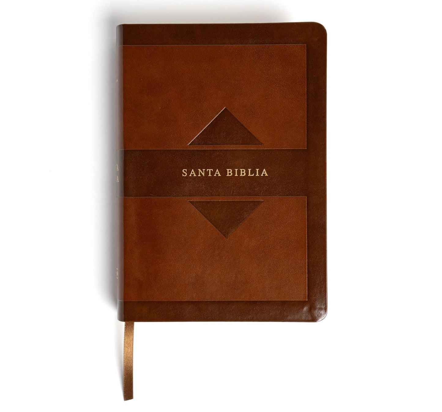 RVR 1960 Biblia Letra Grande Tamaño Manual Edición Tierra Santa, Café Símil Piel Mass Market: Santa Biblia (Spanish Edition)