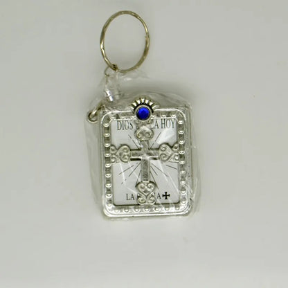 Mini Spanish LA BIBLIA DIOS HABLA HOY Real Paper Can Read Key Chains Catholic Orthodox Christian Fashion Religious Jewelry