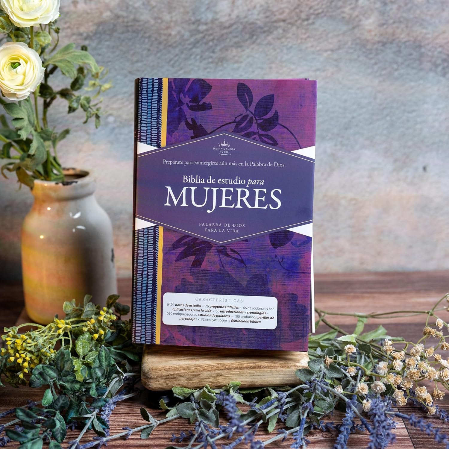 Biblia Reina Valera 1960 De Estudio Para Mujeres, Tapa Dura | RVR 1960 Women'S Study Bible, Hardcover (Spanish Edition)
