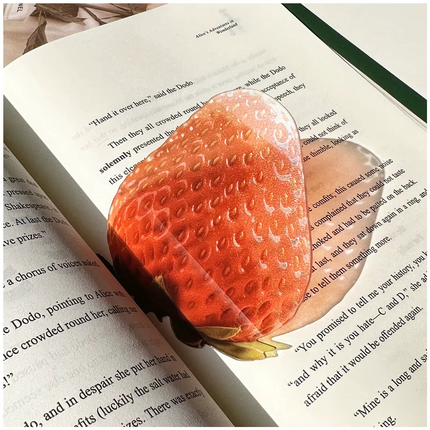 Delicate Transparent Acrylic Apple Bookmark Reading Mark Student Gift Premium Feeling Cute Grape Tomato Bookmarks