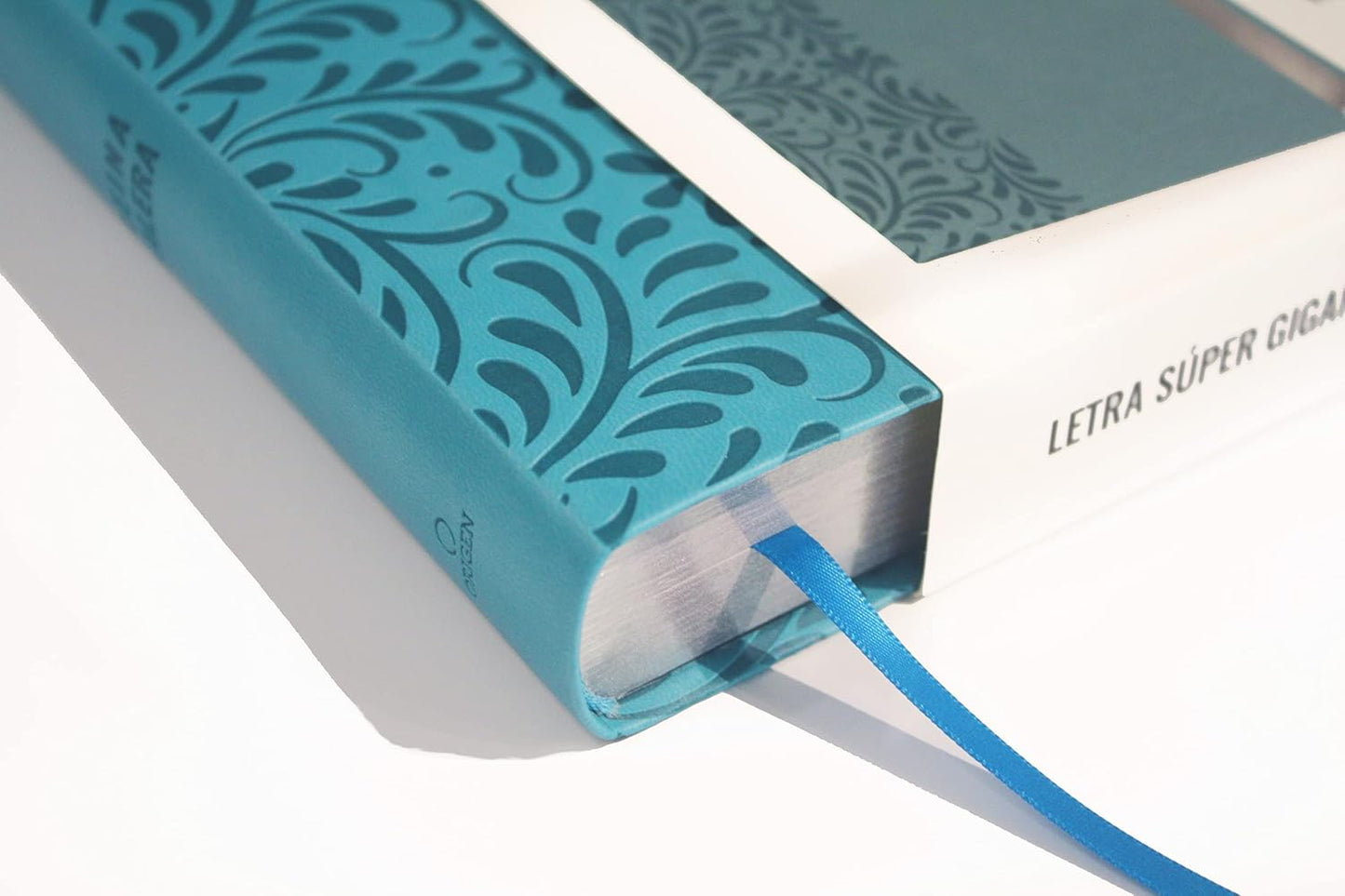 Biblia Reina Valera Letra Súper Gigante, Símil Piel Aguamarina / Spanish Bible Reina Valera Super Giant Print, Aquamarine Leathersoft (Spanish Edition)