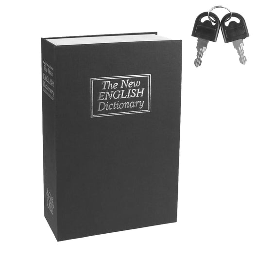 Dictionary Book Key Box Locker Money Hidden Key Safe Box with Combination Lock Cash Bill Money Coin Storage Jewellery Lock Box