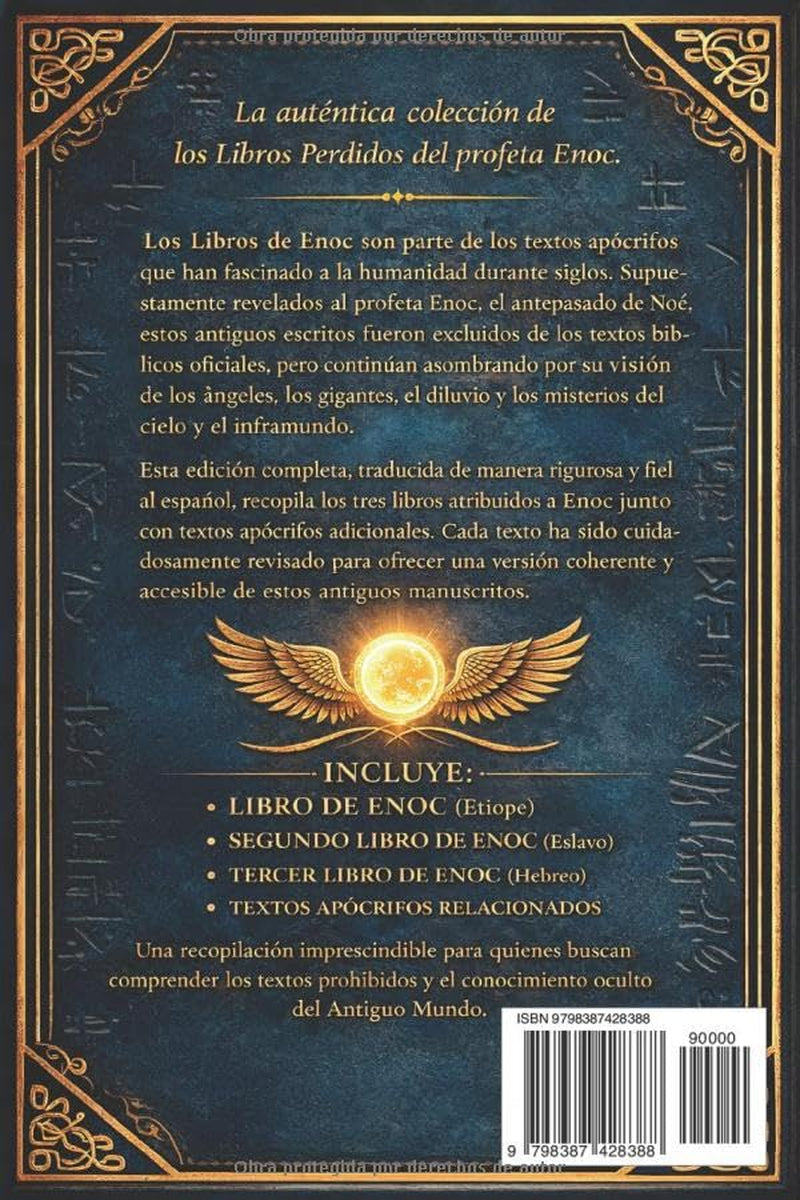 El Libro De Enoc En Su Traducción Completa En Español: El Libro Prohibido Que Cambiará Tu Perspectiva Del Universo Y La Obra Cumbre De La Literatura ... Oculta De Los Ángeles (Spanish Edition)