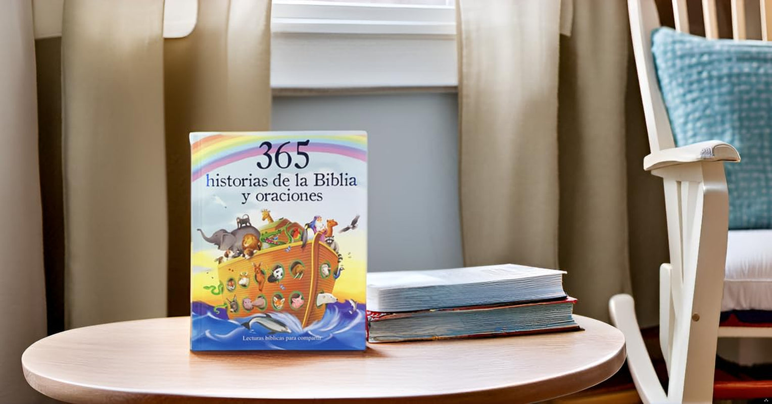 365 Historias De La Biblia Y Oraciones / 365 Bible and Prayers Padded Treasury Guilded (Spanish Language), Ages 3-8 (En Español) (Little Sunbeams) (Spanish Edition)