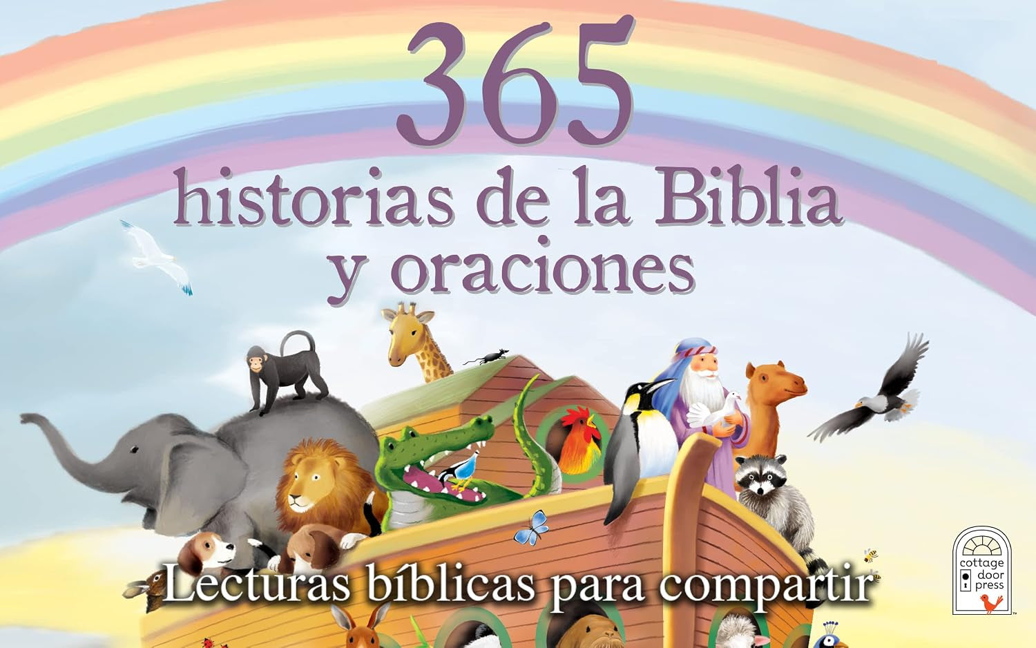 365 Historias De La Biblia Y Oraciones / 365 Bible and Prayers Padded Treasury Guilded (Spanish Language), Ages 3-8 (En Español) (Little Sunbeams) (Spanish Edition)