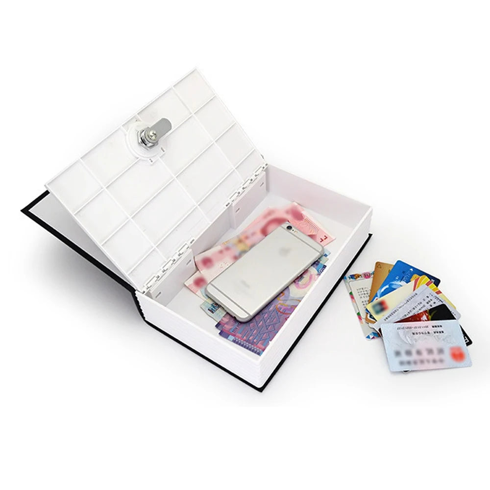 Dictionary Book Key Box Locker Money Hidden Key Safe Box with Combination Lock Cash Bill Money Coin Storage Jewellery Lock Box