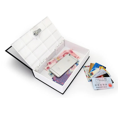 Dictionary Book Key Box Locker Money Hidden Key Safe Box with Combination Lock Cash Bill Money Coin Storage Jewellery Lock Box