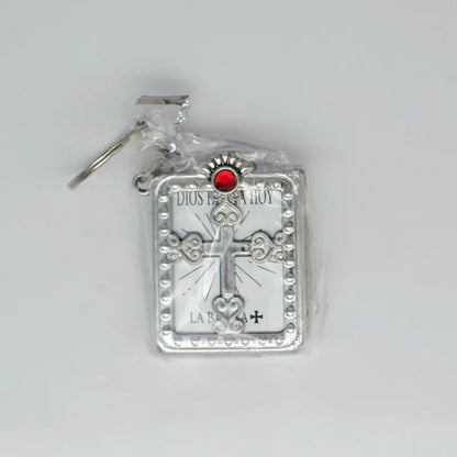 Mini Spanish LA BIBLIA DIOS HABLA HOY Real Paper Can Read Key Chains Catholic Orthodox Christian Fashion Religious Jewelry