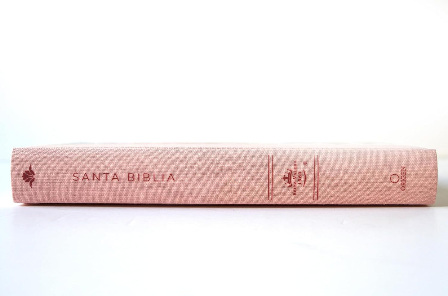 Biblia Reina Valera 1960 Letra Grande. Tapa Dura, Tela Rosada Con Flores, Tamaño Manual / Bible RVR 1960. Handy Size, Large Print, Hardcover, Pink (Spanish Edition)