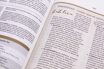 Biblia Reina Valera 1960 De Estudio Para Mujeres, Tapa Dura | RVR 1960 Women'S Study Bible, Hardcover (Spanish Edition)