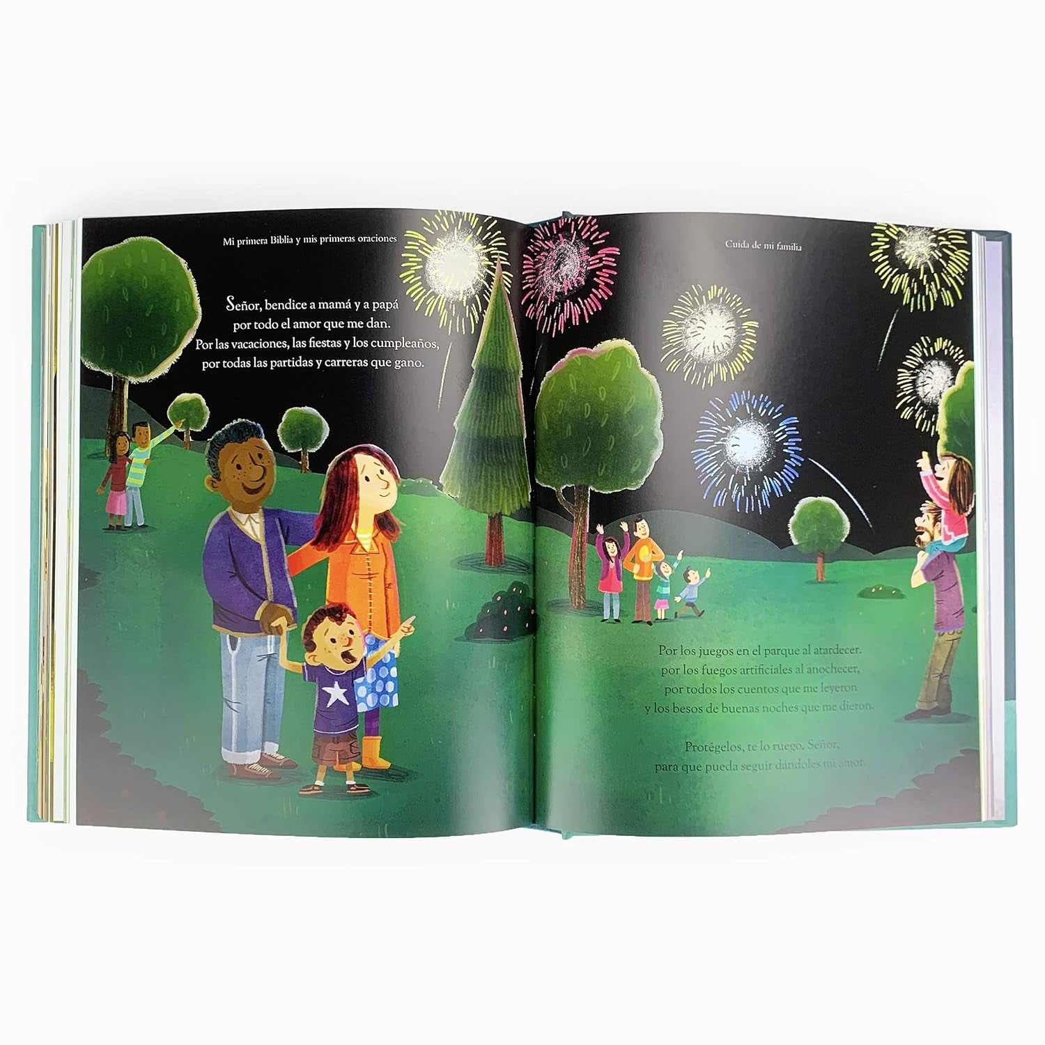 Mi Primera Biblia Y Mis Primeras Oraciones / My First Bible and Prayers Padded Treasury - Spanish Language, Ages 3-8; En Español (Little Sunbeams) (Spanish Edition)