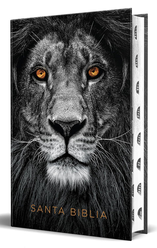 Biblia RVR 1960 Letra Grande Tamaño Manual, Tapa Dura León De Juda Con Índice / Spanish Bible RVR 1960 Handy Size Large Print Hardcover Lion of Judah with in (Spanish Edition)