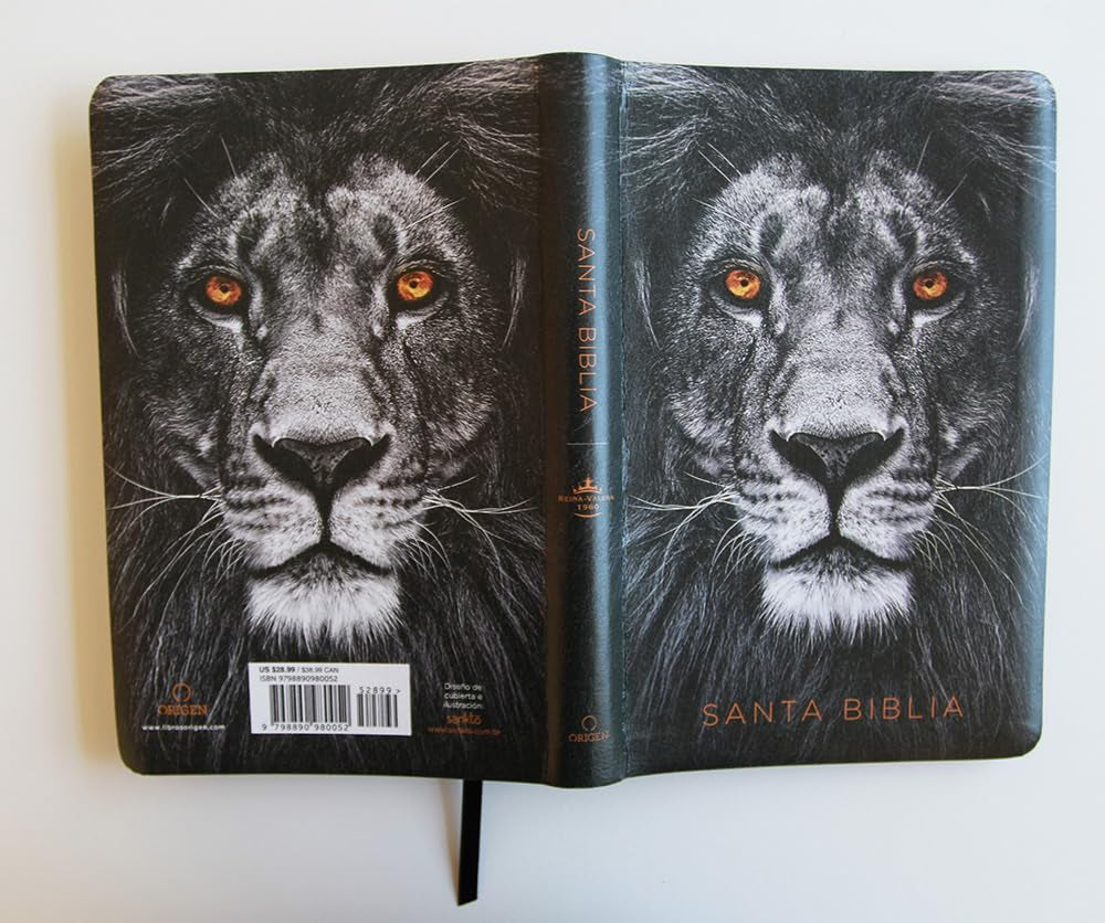 Biblia RVR 1960 Letra Grande Tamaño Manual, Símil Piel León De Juda / Spanish Bible RVR 1960 Handy Size Large Print Imitation Leather Lion of Judah (Spanish Edition)