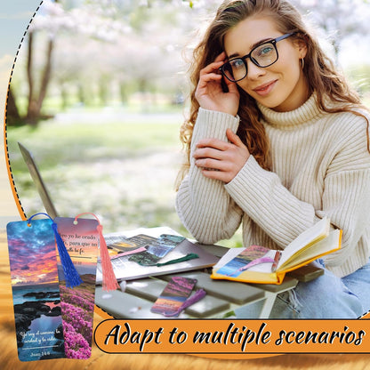 120 Pack Separadores De Biblia En Espanol La Biblia En Espanol Spanish Christian Verses Bookmarks Books with Tassels Inspirational Church Supplies for Women Student School Church Study Group